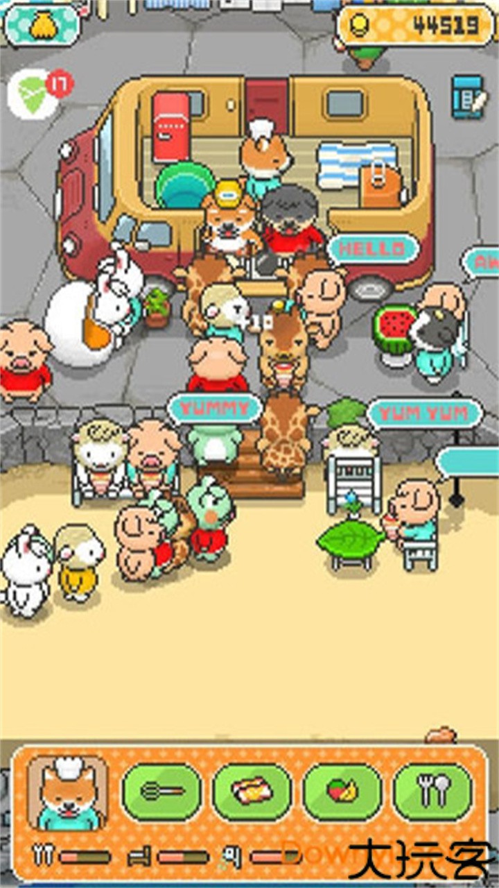 小狗烹饪厨师骨头版