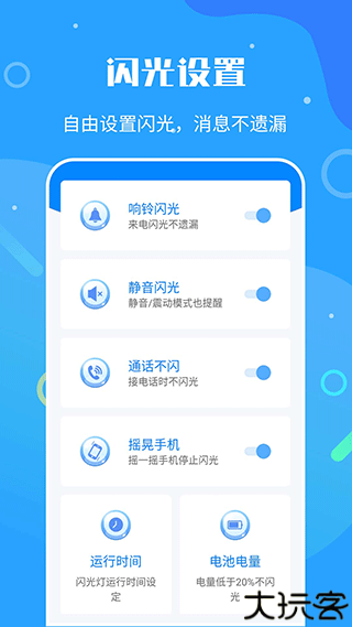 来电闪光灯神器