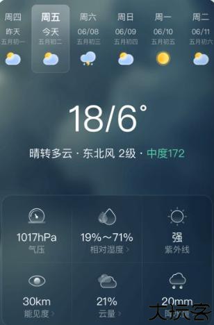 呱呱天气预报