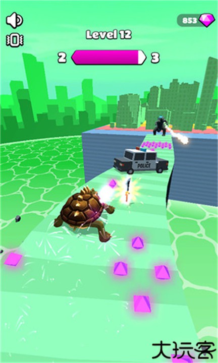 怪物向前冲小游戏