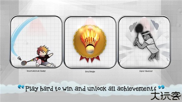 火柴人打羽毛球中文版