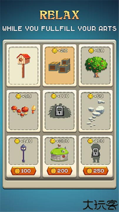 像素艺术彩色岛手游