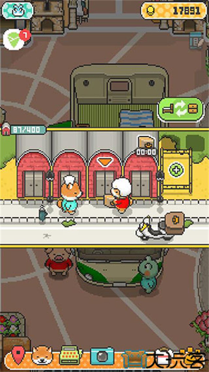 小狗烹饪厨师骨头版