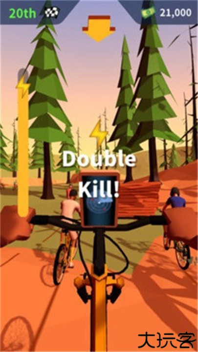 山地障碍自行车游戏