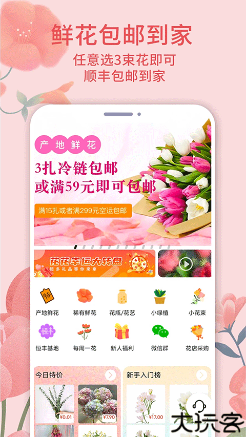 云选鲜花批发