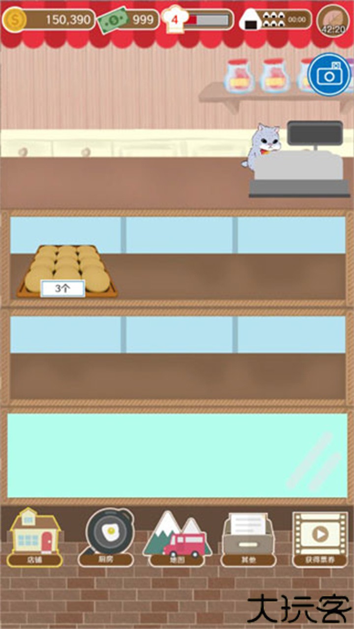 手游疯狂猫咪甜品店