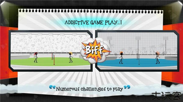 火柴人打羽毛球中文版