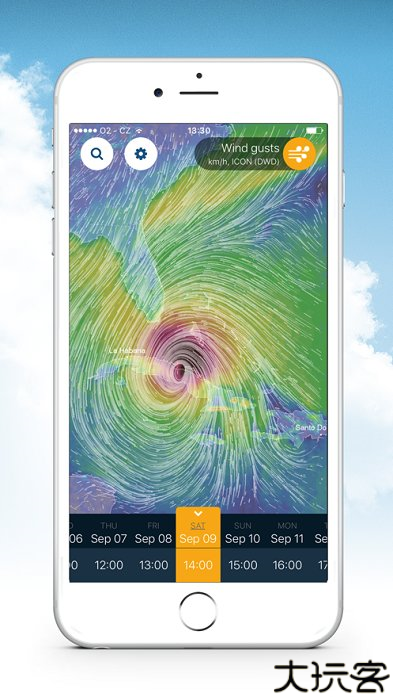 ventusky风雨云图