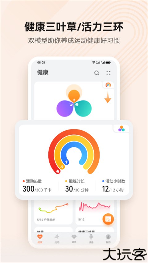 华为运动健康计步器