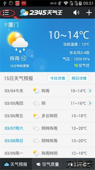 二三四五天气预报