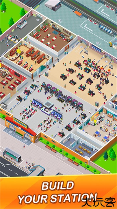 空闲火车帝国大亨游戏