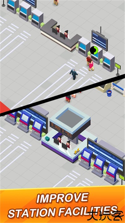 空闲火车帝国大亨游戏