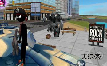 火柴人绳索英雄2动作手游