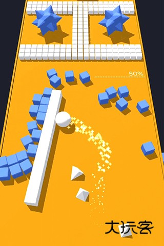 彩色躲避球球3D