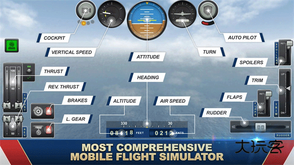 巨型喷气式飞行模拟器中文版(jumbojetflightsimulator)v1.163安卓版