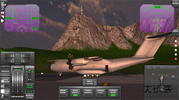 涡轮螺旋桨飞行模拟器中文版(Turboprop Flight Simulator)v1.34安卓版