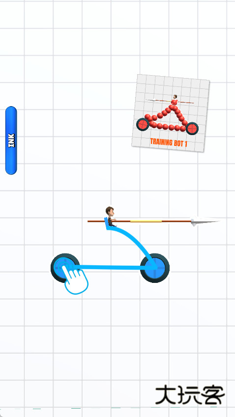 手绘战车画车对决