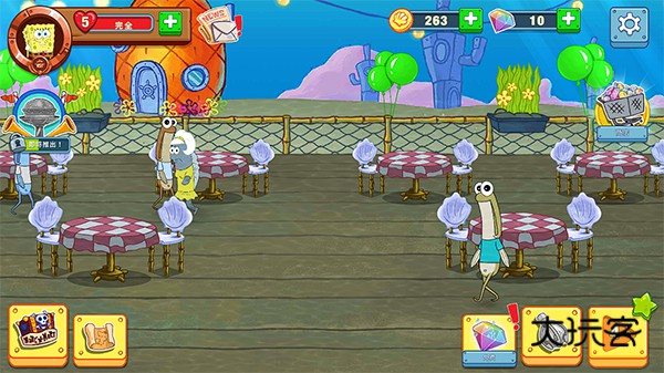 海绵宝宝大闹蟹堡王手游最新版v5.6.2