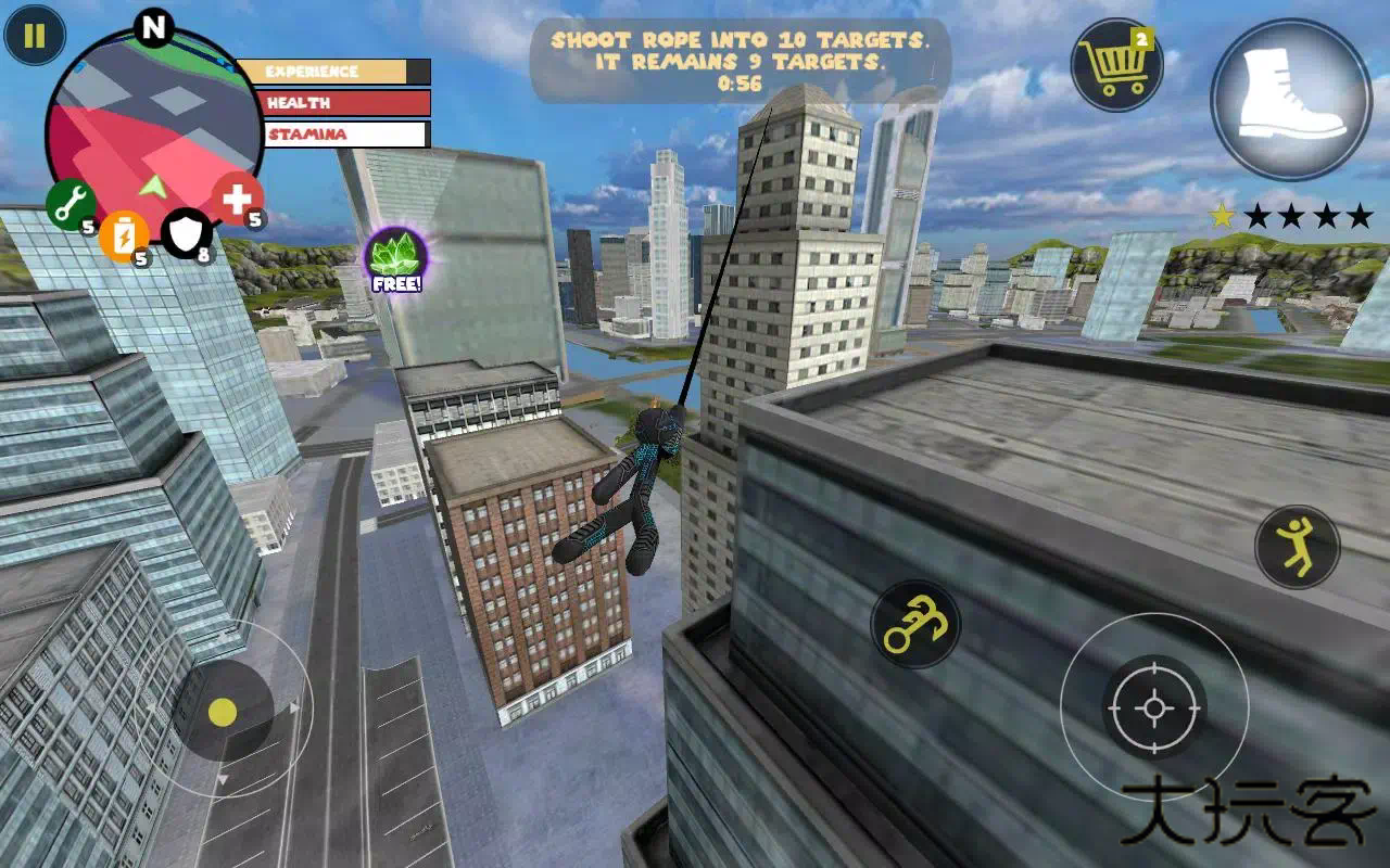 火柴人绳索英雄国际版