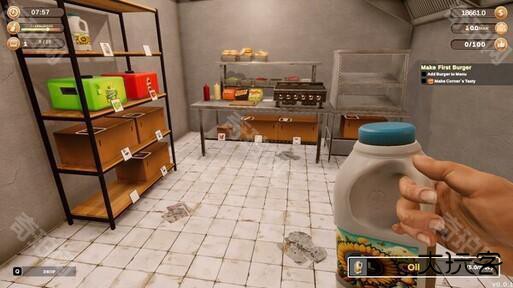 角落厨房快餐模拟器