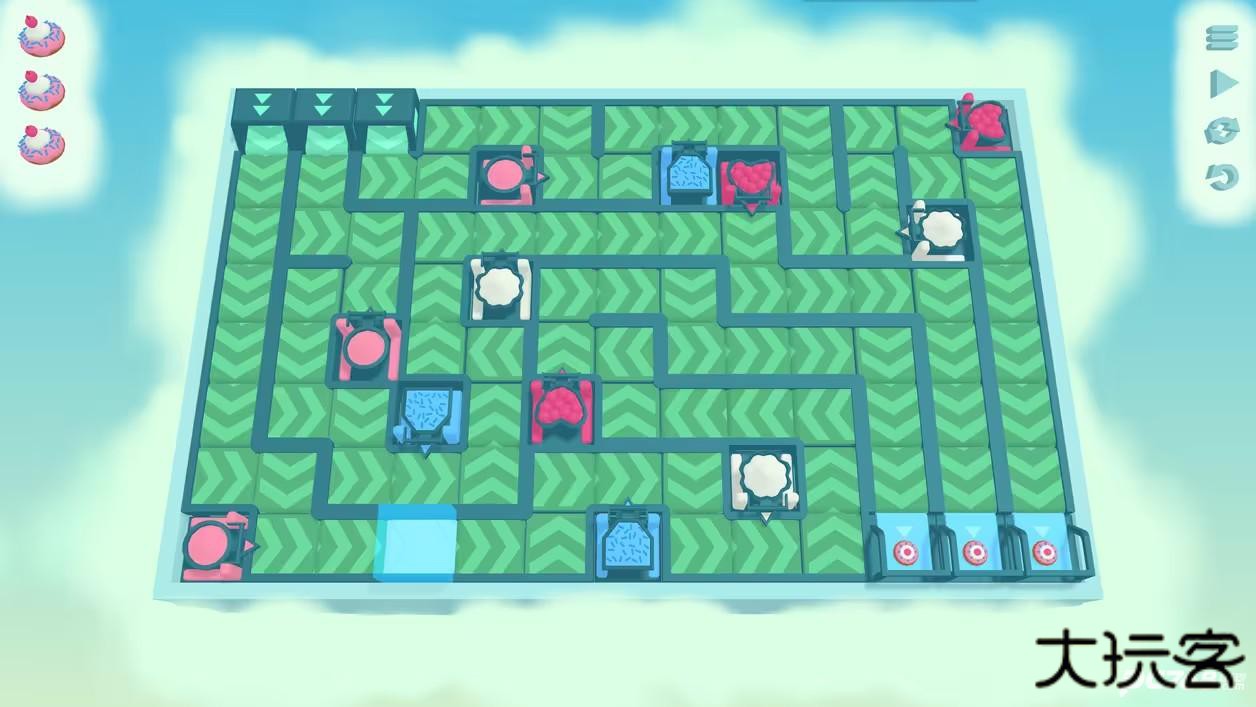 新鲜糖霜甜甜圈工厂