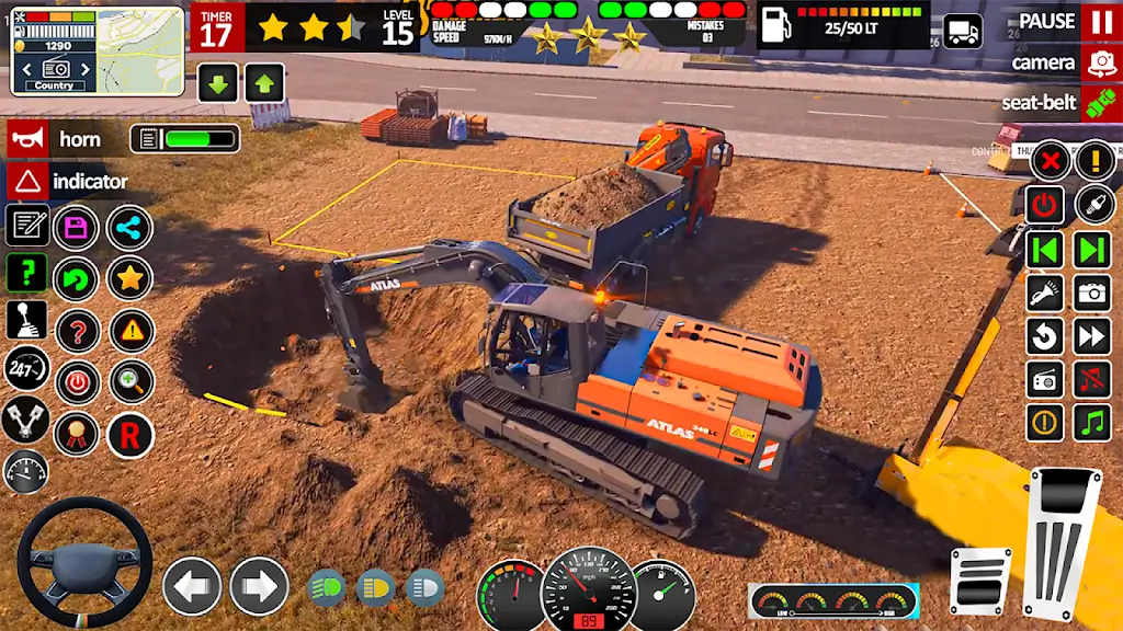 挖沙机JCB卡车下载 v7