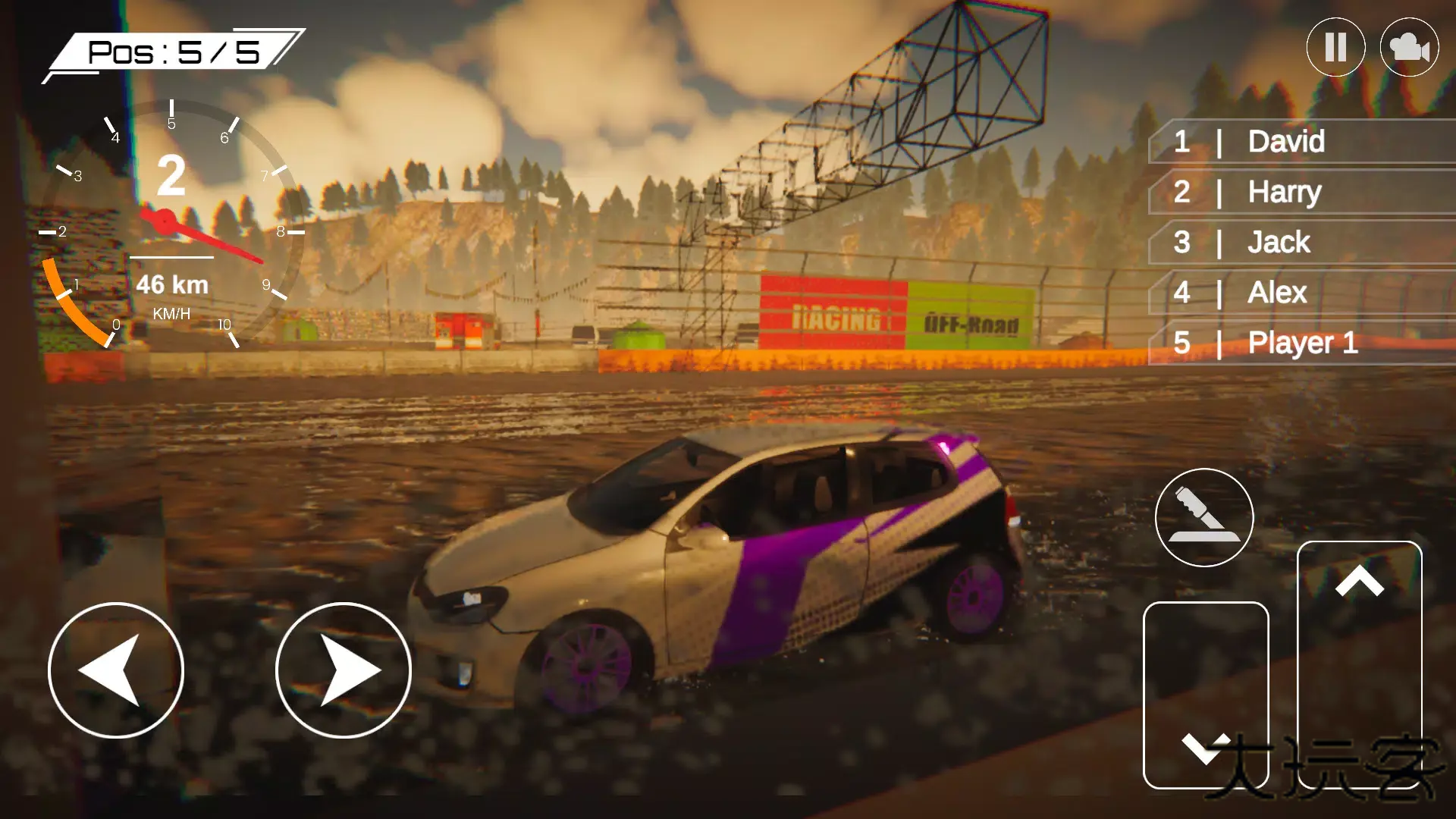 高尔夫GTI泥地越野