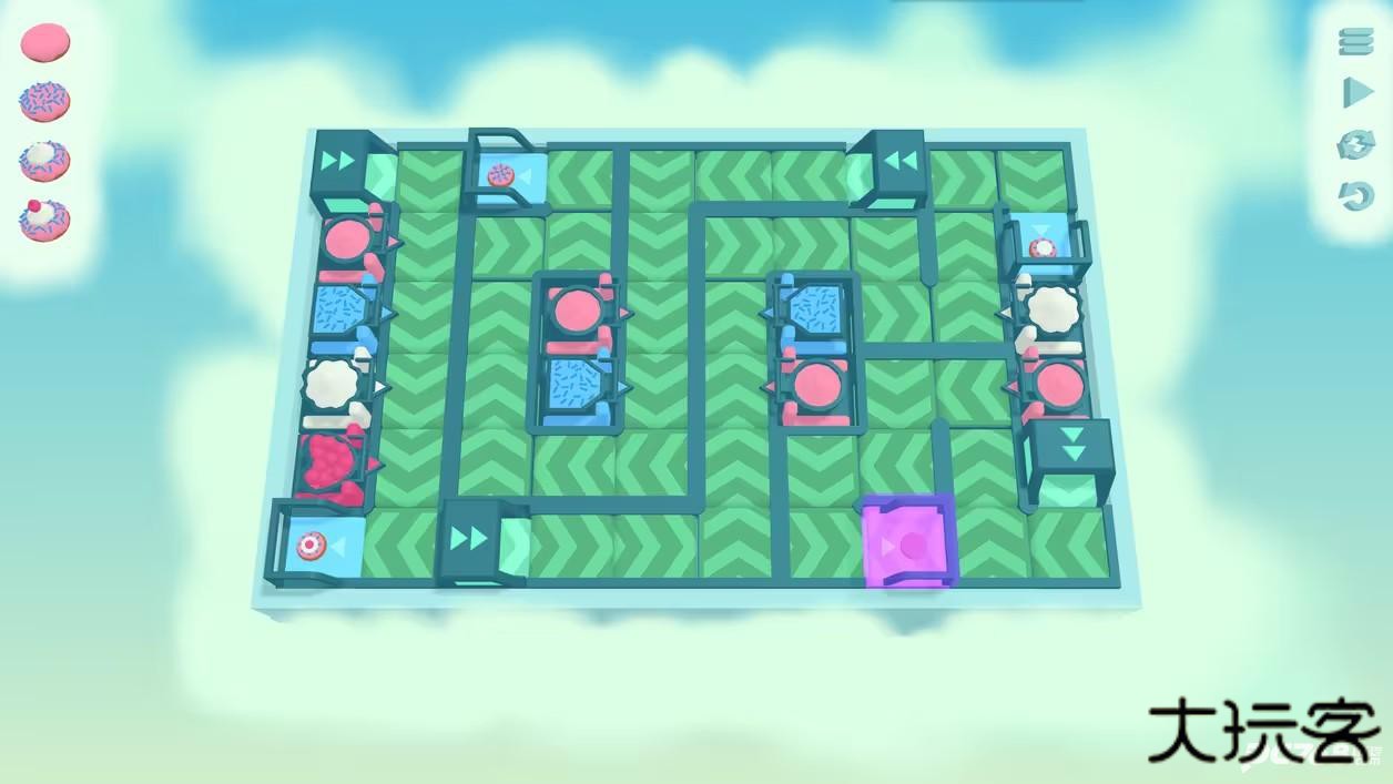 新鲜糖霜甜甜圈工厂