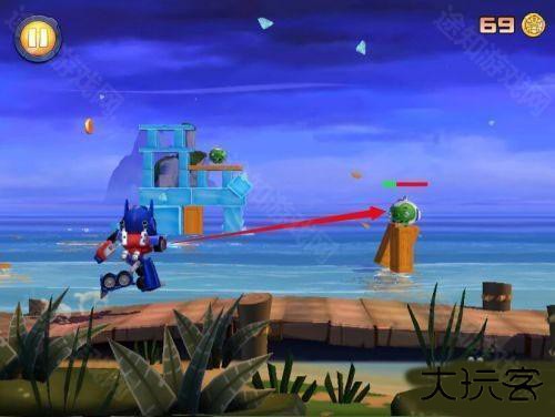 愤怒的小鸟变形金刚mod菜单版