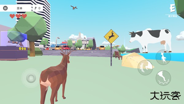 一只非常普通的鹿