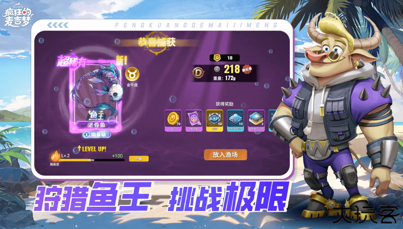 疯狂的麦吉梦测试服