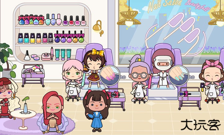 米加小镇世界美甲店下载 v1.87