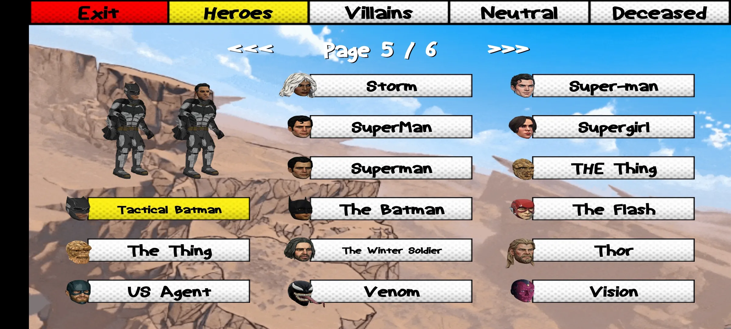 漫威VS无敌少侠下载 vCharlesWayne_DemonKnight