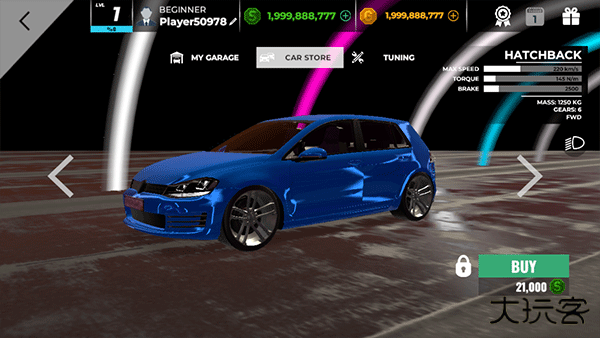 真实停车大师多人赛车游戏