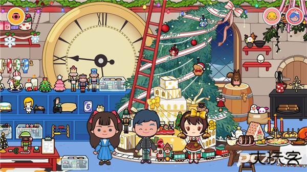 米加小镇圣诞节小屋