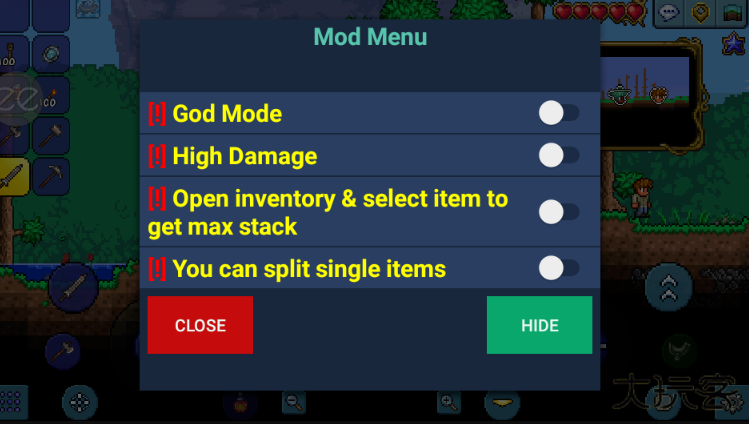 Terraria内置ee悬浮窗下载 v1.4.4.9