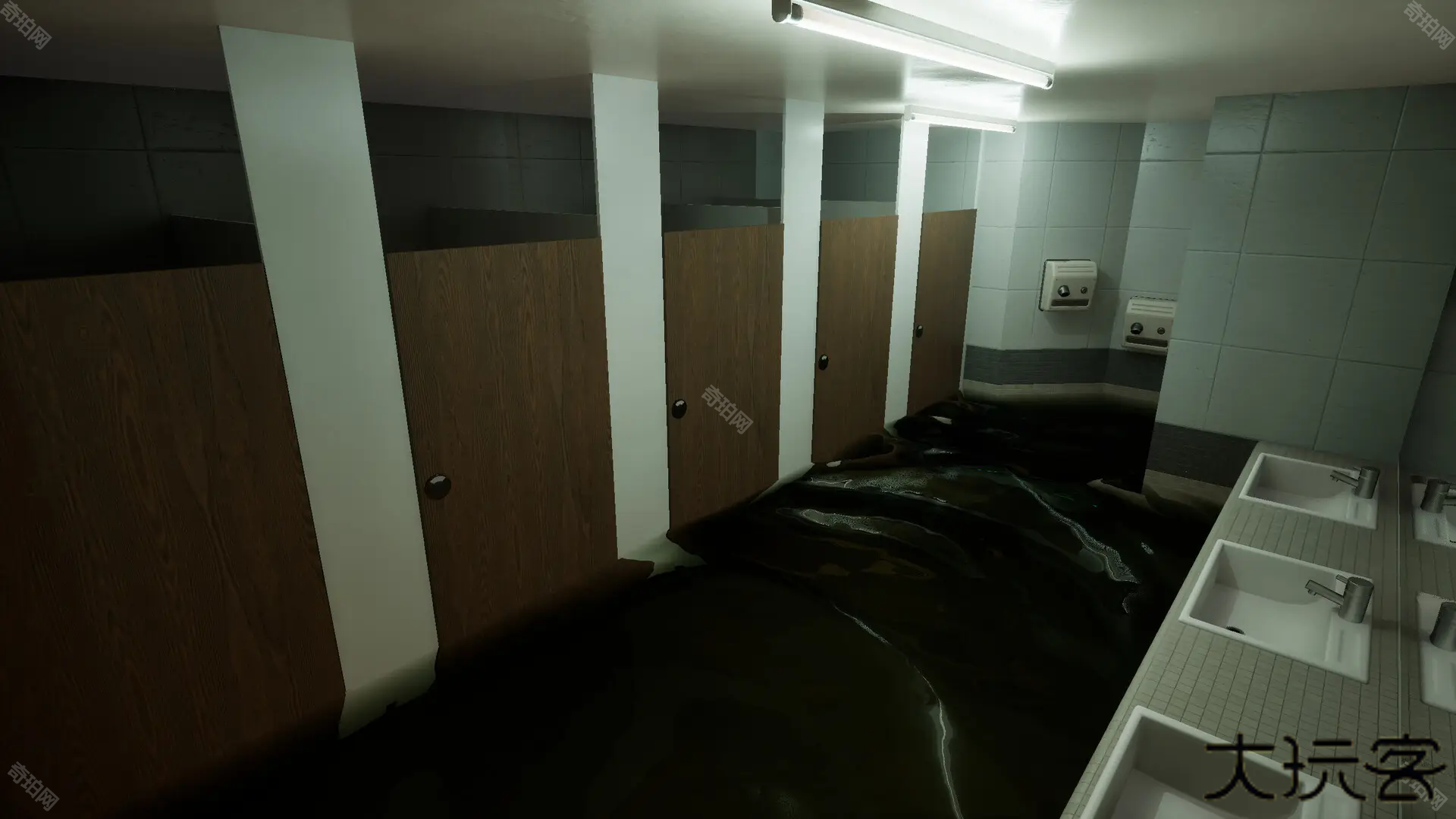 泳池里的大鲨鱼