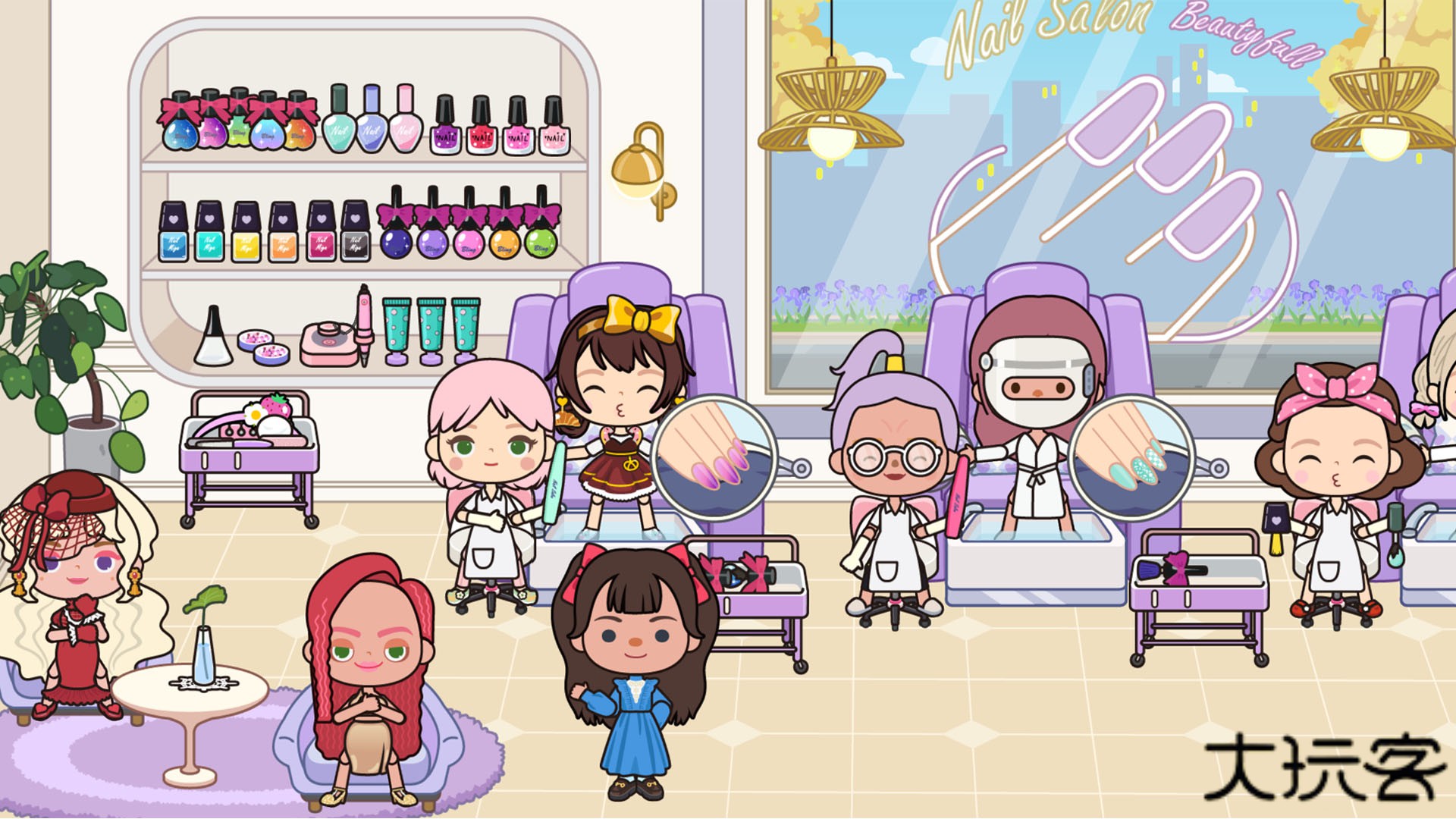 米加小镇美甲店下载 v1.86