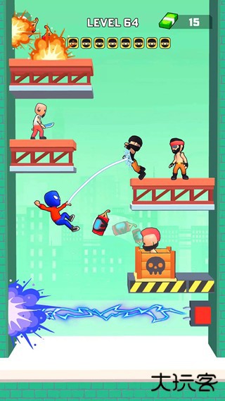 摇摆英雄绳索战士