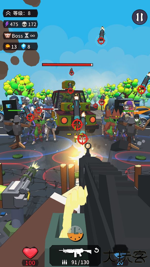 方块人绝地恰鸡战场