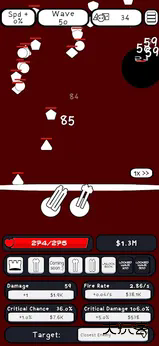 红线：放置前线