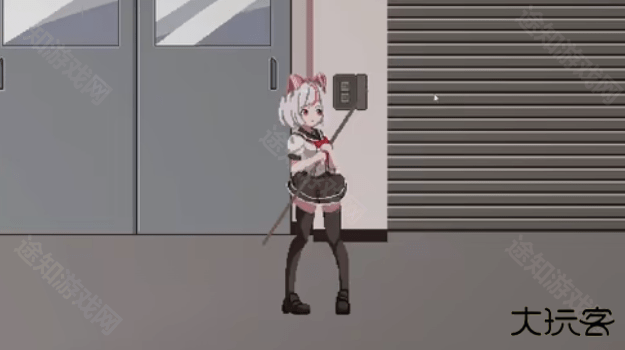 白毛少女大战僵尸