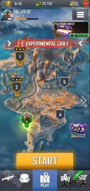 僵尸猎人射击或死亡