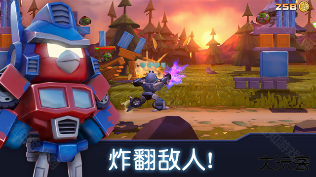 愤怒的小鸟变形金刚MOD菜单