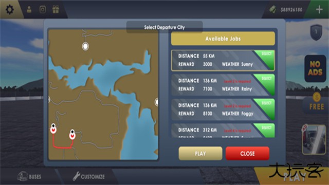 巴士模拟器极限道路汉化版下载 v1.2