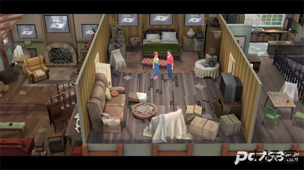 画廊涂色本和装饰