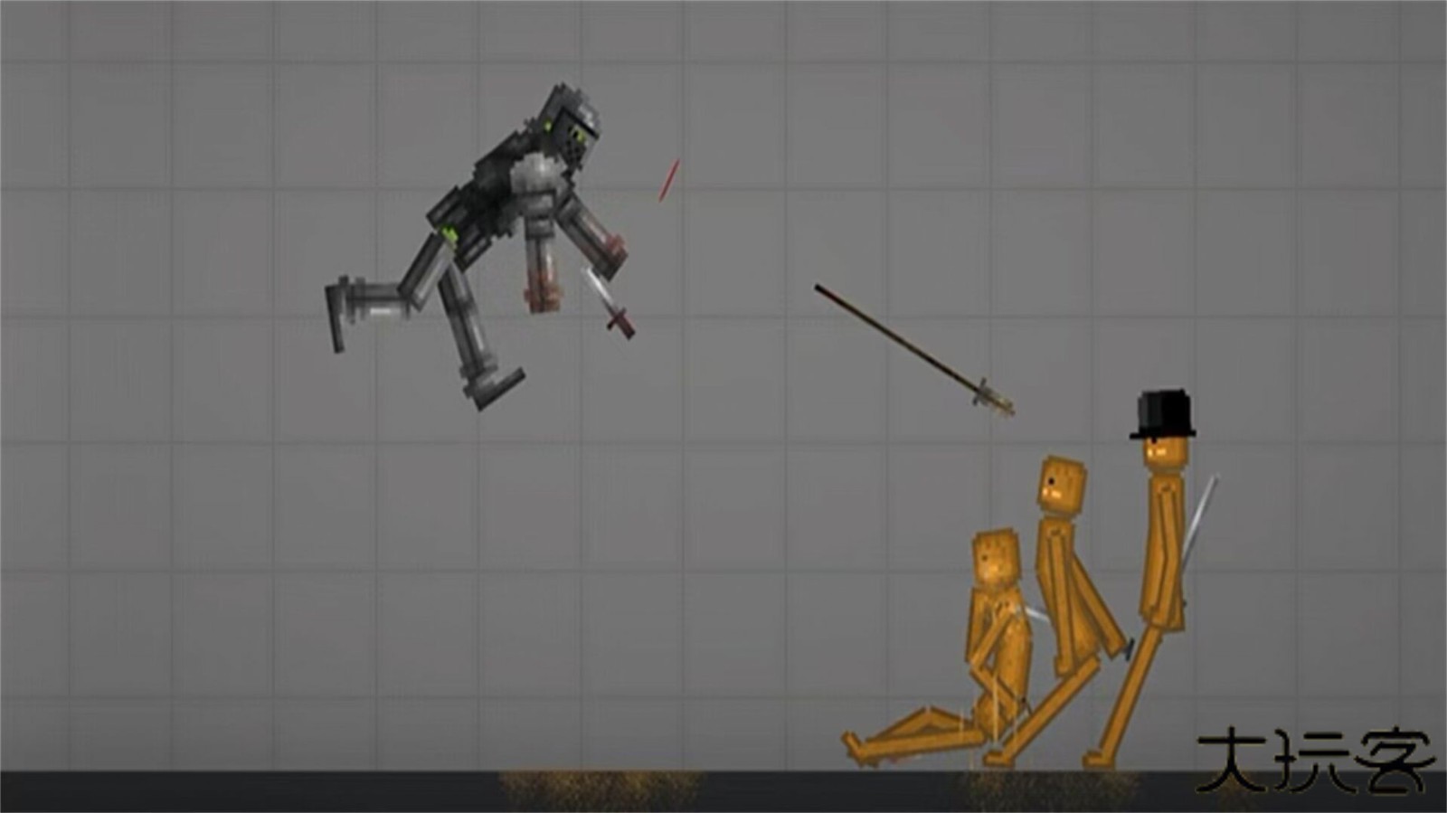 甜瓜人乐园对决