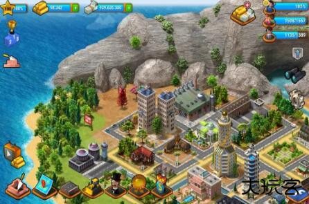 热带天堂小镇岛