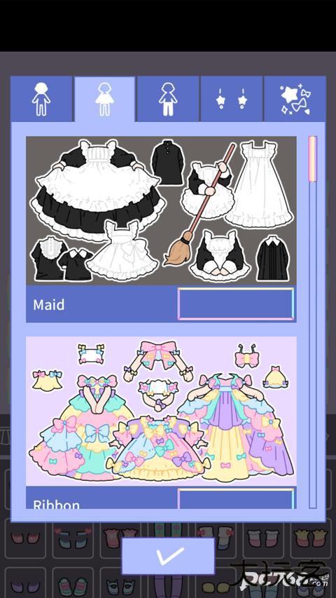 缤纷女孩换装游戏