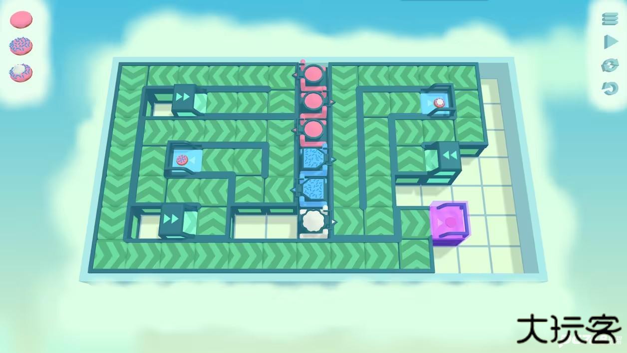 新鲜糖霜甜甜圈工厂